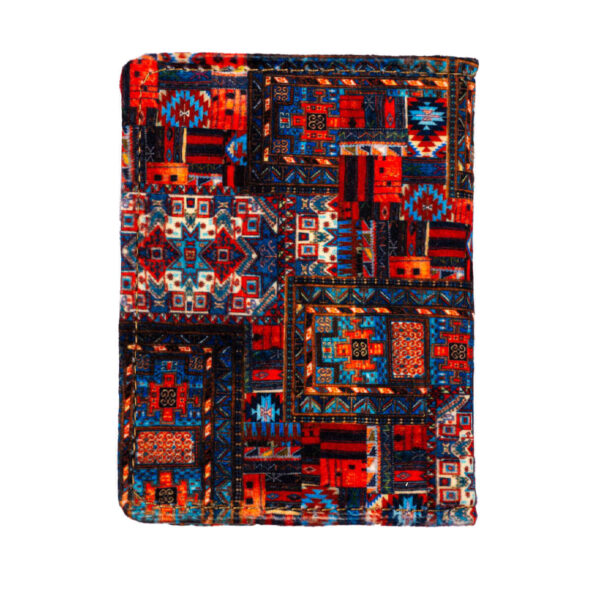 Persisches Notizbuch mit traditionellem Patchwork-Stoffcover, Kulturelles Design