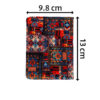 Persisches Notizbuch mit traditionellem Patchwork-Stoffcover, Kulturelles Design