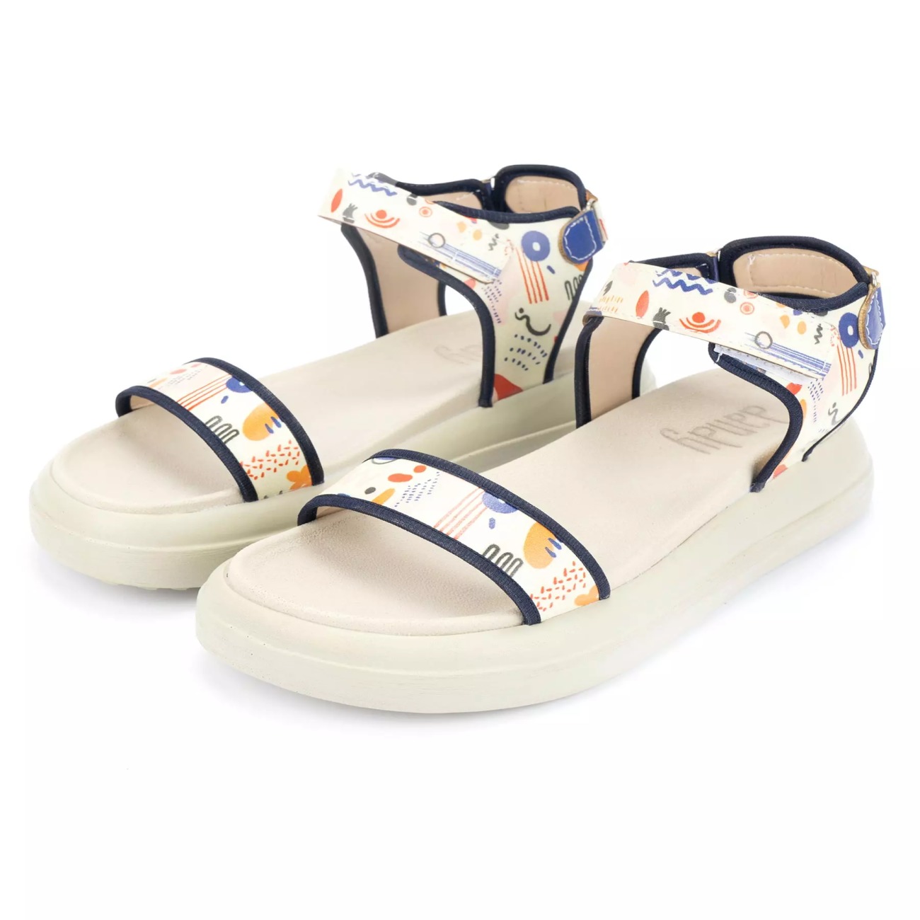 Offene Zehen Casual Keilsandalen für Damen Modell Dandy