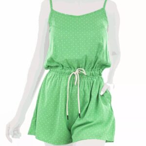 Lässiger Overall-Romper für Frauen mit kurzen Beinen