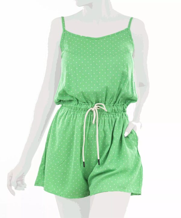 Lässiger Overall-Romper für Frauen mit kurzen Beinen