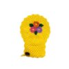 Handgewebter Badehandschuh Loofah mit Blumenmuster (x5)