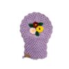 Handgewebter Badehandschuh Loofah mit Blumenmuster (x5)