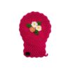 Handgewebter Badehandschuh Loofah mit Blumenmuster (x5)