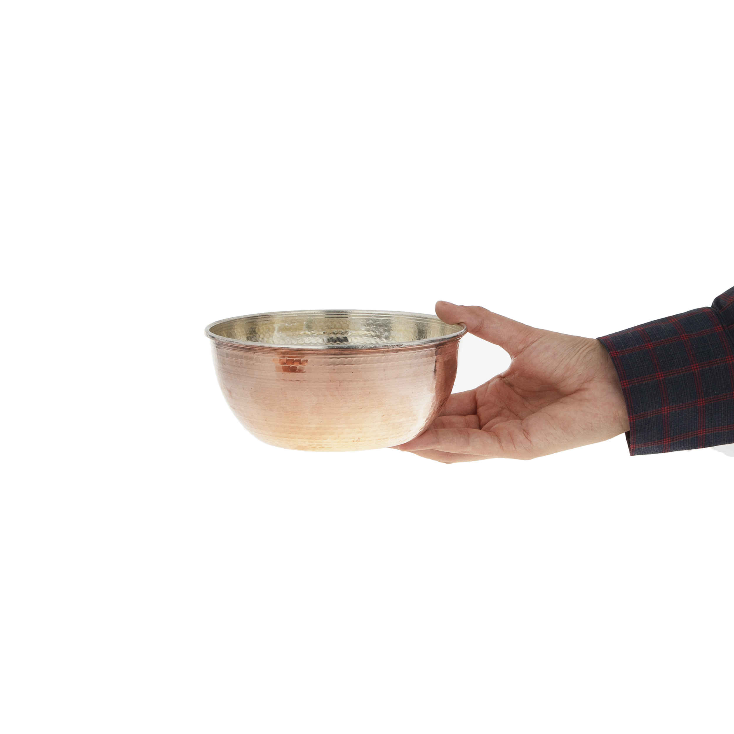 Persische Geklopfte & Handgefertigte Kupfer-Dinnerware Schüssel – Katayun