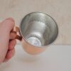 Persische Kupferbecher - Handgefertigt mit Henkel für kalte Getränke - Gehämmert Traditionell