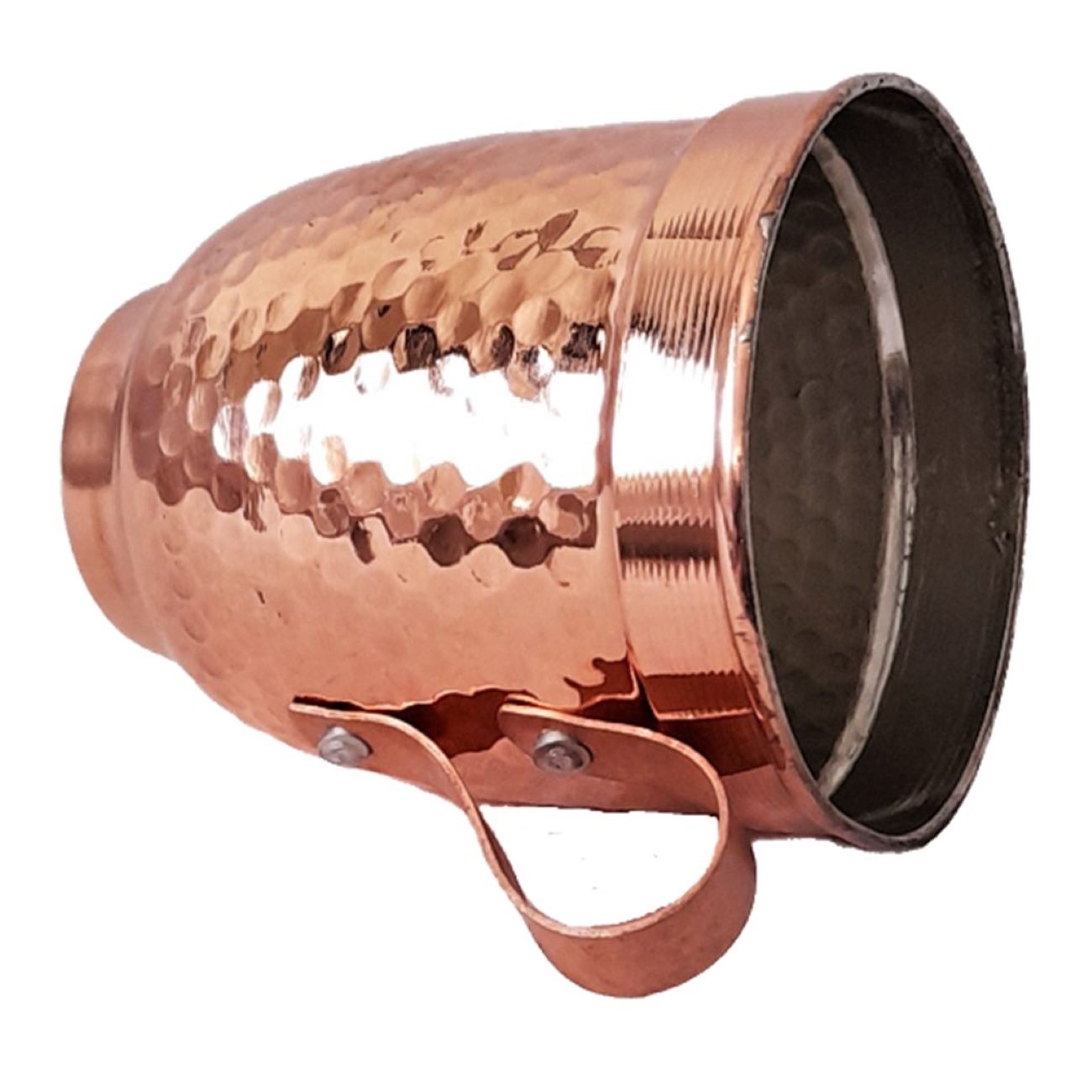 Persische Kupferbecher – Handgefertigt mit Henkel für kalte Getränke – Gehämmert