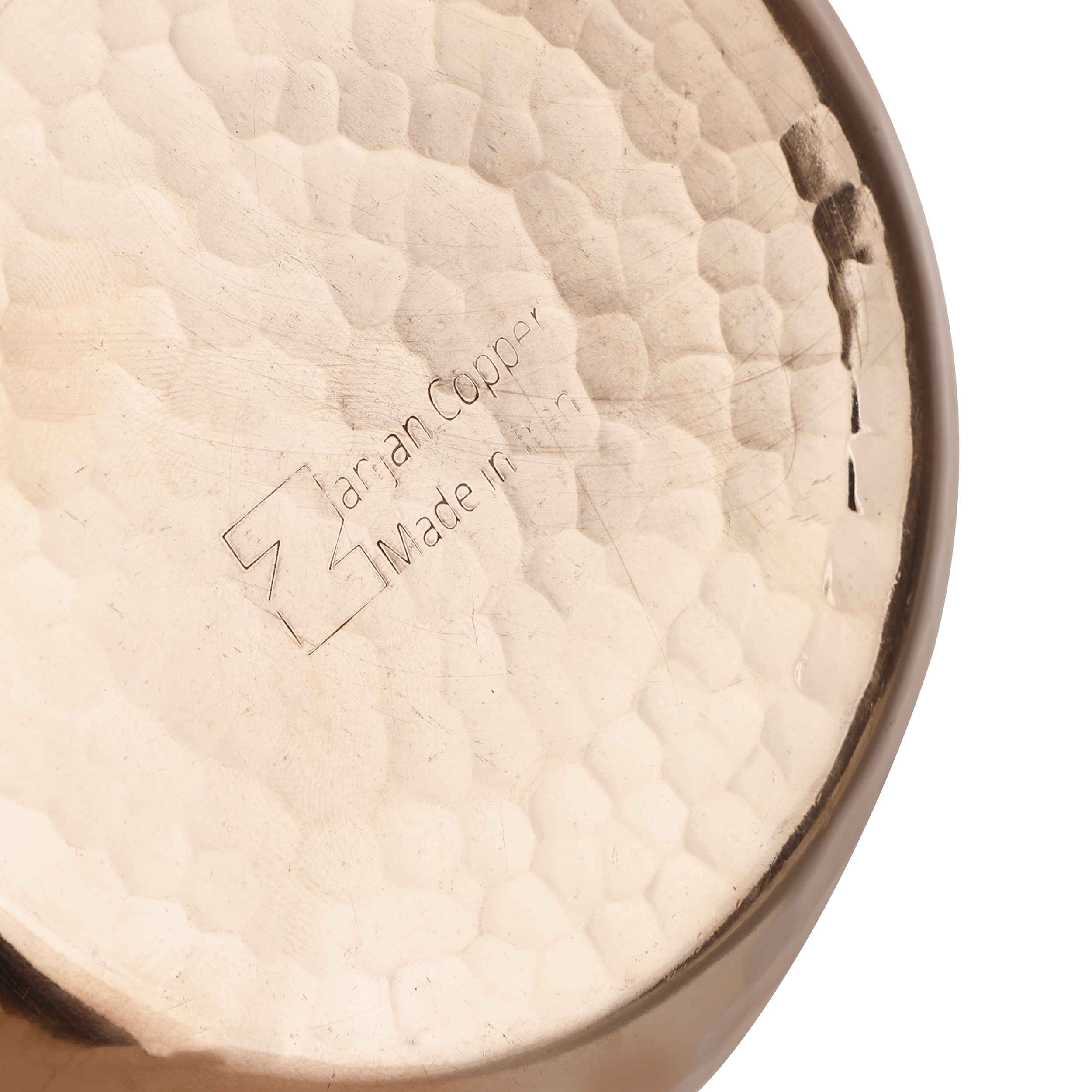 Persische Geklopfte & Handgefertigte Kupfer-Mischschüssel – Kiarash