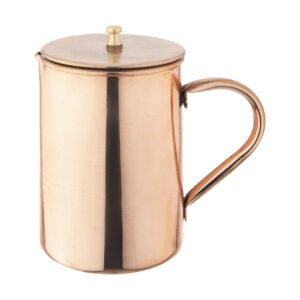 Persische Kupferkaraffe handgefertigt mit Deckel & Griff
