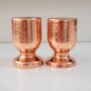 Persische Kupfer Salz- und Pfefferstreuer Set mit Floral Design