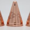 Persische Kupfer Salz- und Pfefferstreuer Hammered Derafsh Set von 2