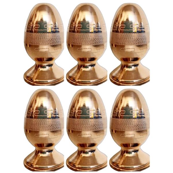 Persische Kupfer Salz- und Pfefferstreuer Set mit künstlerischem Design