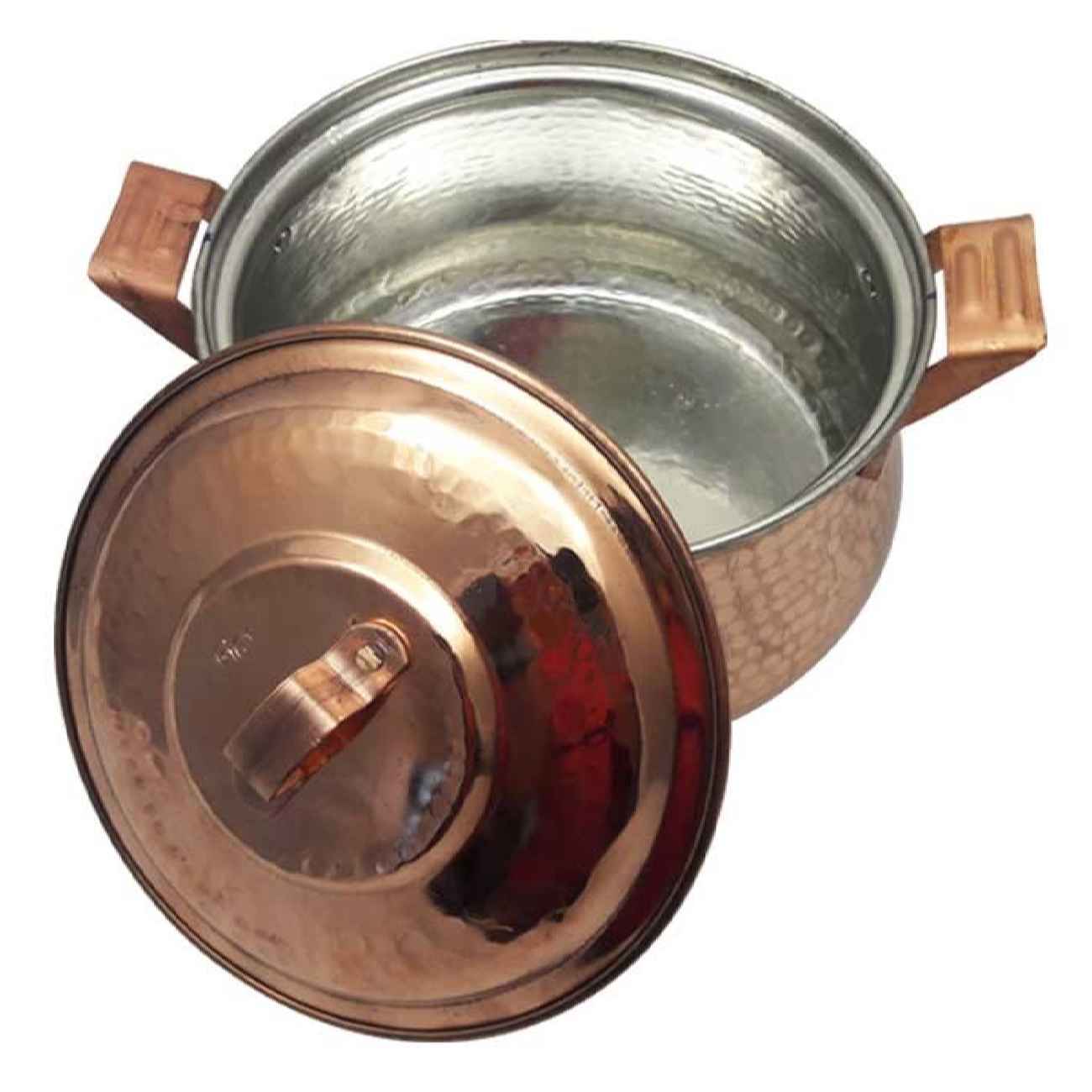 Persischer Kupfertopf – Traditionelles gehämmertes Kochmodell Hamoon