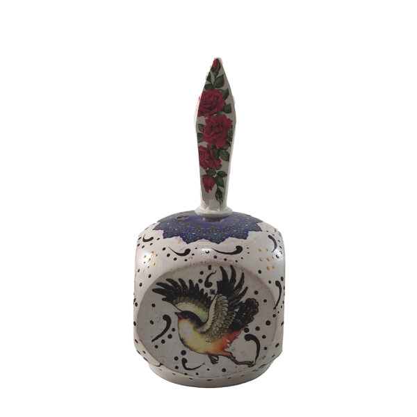 Holzener Persischer Surma Dani Behälter zur Aufbewahrung von Kohl im Traditionellen Stil (x2)