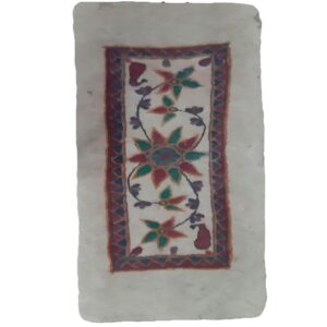Persischer Wollfilzteppich 100% natürlich und handgefertigt Blumenmuster