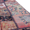 Vintage persischer handgeknüpfter Patchwork-Teppich geometrisch