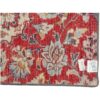 Vintage persischer handgeknüpfter Patchwork-Teppich traditionell rot