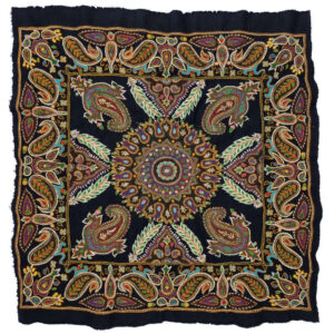 Persische Pateh Tischdecke in Kerman Handgefertigtes Traditionelles Paisley