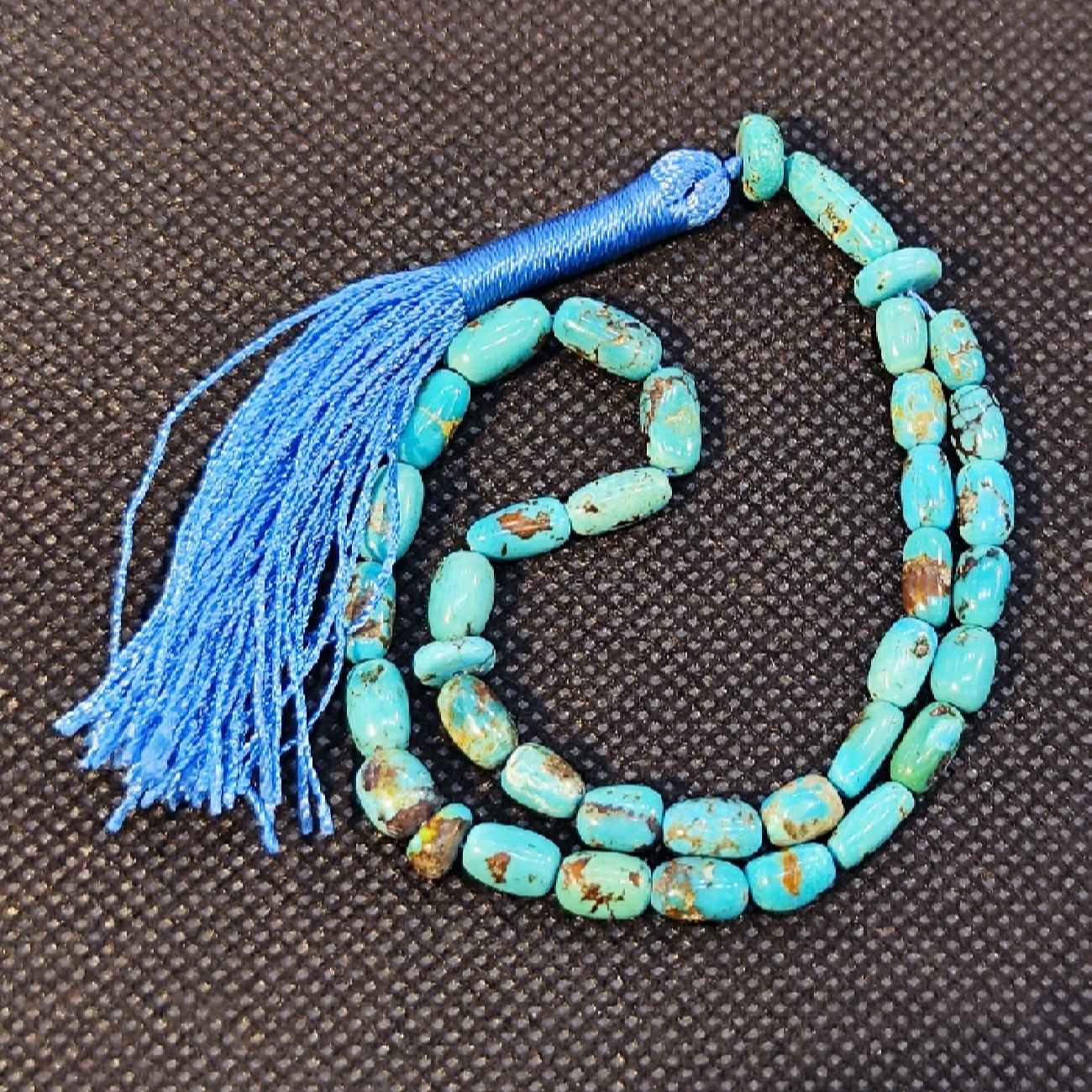 Persischer Rosenkranz mit Neyshabur-Türkis 33 Gebetsperlen Tasbih gefertigt