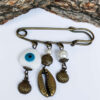 Safety Pin Brooch für Frauen – Muschel-Modell für eleganten Stil