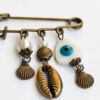 Safety Pin Brooch für Frauen – Muschel-Modell für eleganten Stil
