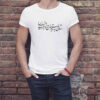 Weißes Baumwoll-T-Shirt mit Persischem Kalligrafie-Design ELTM 391 – Künstlerisch & Elegant