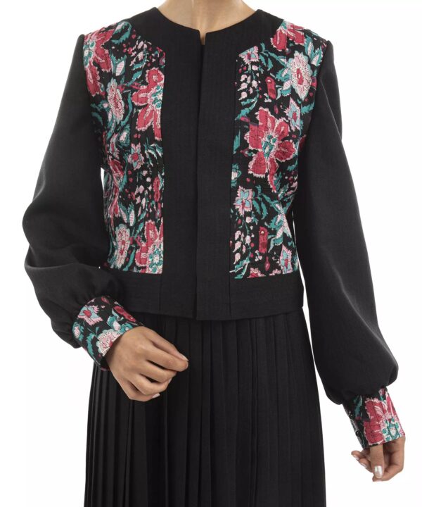 Persischer kurzer Manto für Frauen mit floralem Design