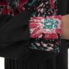 Persischer kurzer Manto für Frauen mit floralem Design