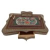 Handgefertigter persischer Holz-Stifthalter für den Schreibtisch - Eleganz Khatamkari Kunst, Blumendesign