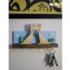 Dekorativer & handgefertigter Wand-Schlüsselhalter mit Azadi-Turm-Design