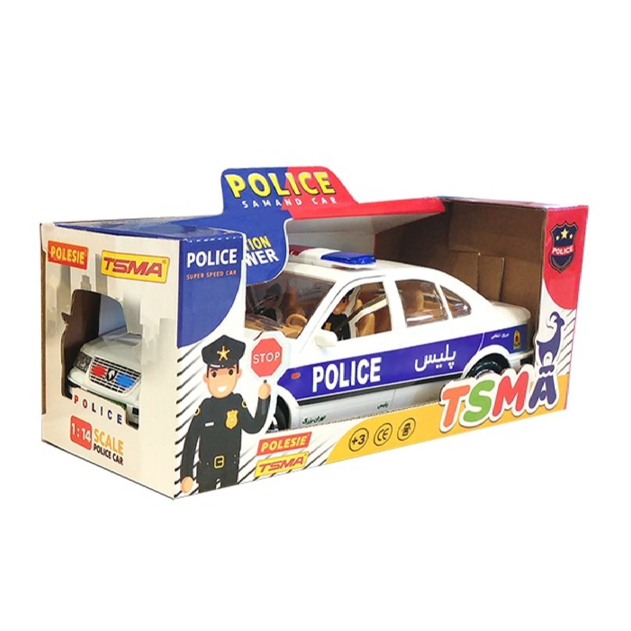 Polizeispielzeugauto Modell Samand 101CDE