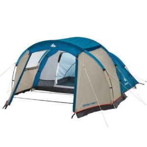 Quechua Campingzelt für 3-4 Personen – Wasserdicht und für Wandern geeignet