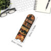 Holz-Lesezeichen mit Bücherregal-Design Set von 3