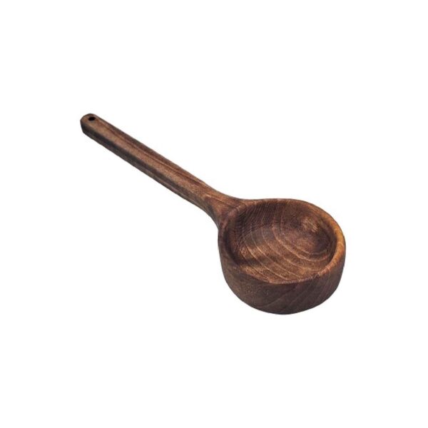 Rustikaler Holz-Nussservierlöffel