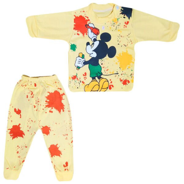 Set aus Baby T-Shirt und Hose mit Mickey Mouse Design
