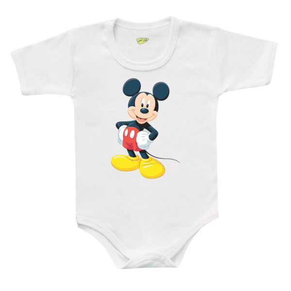 Kurzarm-Body für Babys mit Mickey Mouse Design