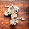 Slingback Flache Sandalen Handgefertigt mit Boho-Design