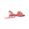 Slingback Flache Sandalen mit Boho-Design Handgefertigt
