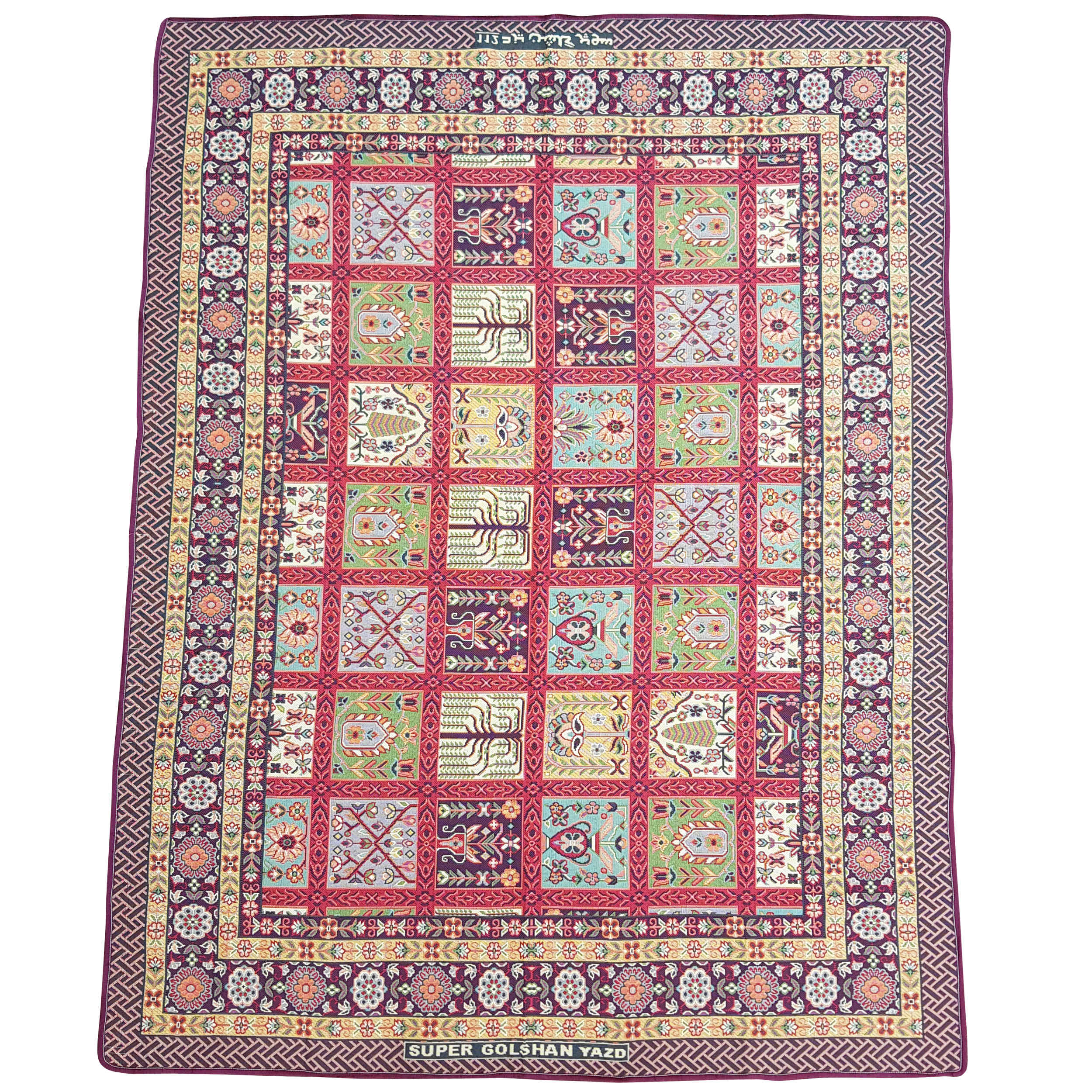 Boho-Persische Stil Indoor-Bodenmatte