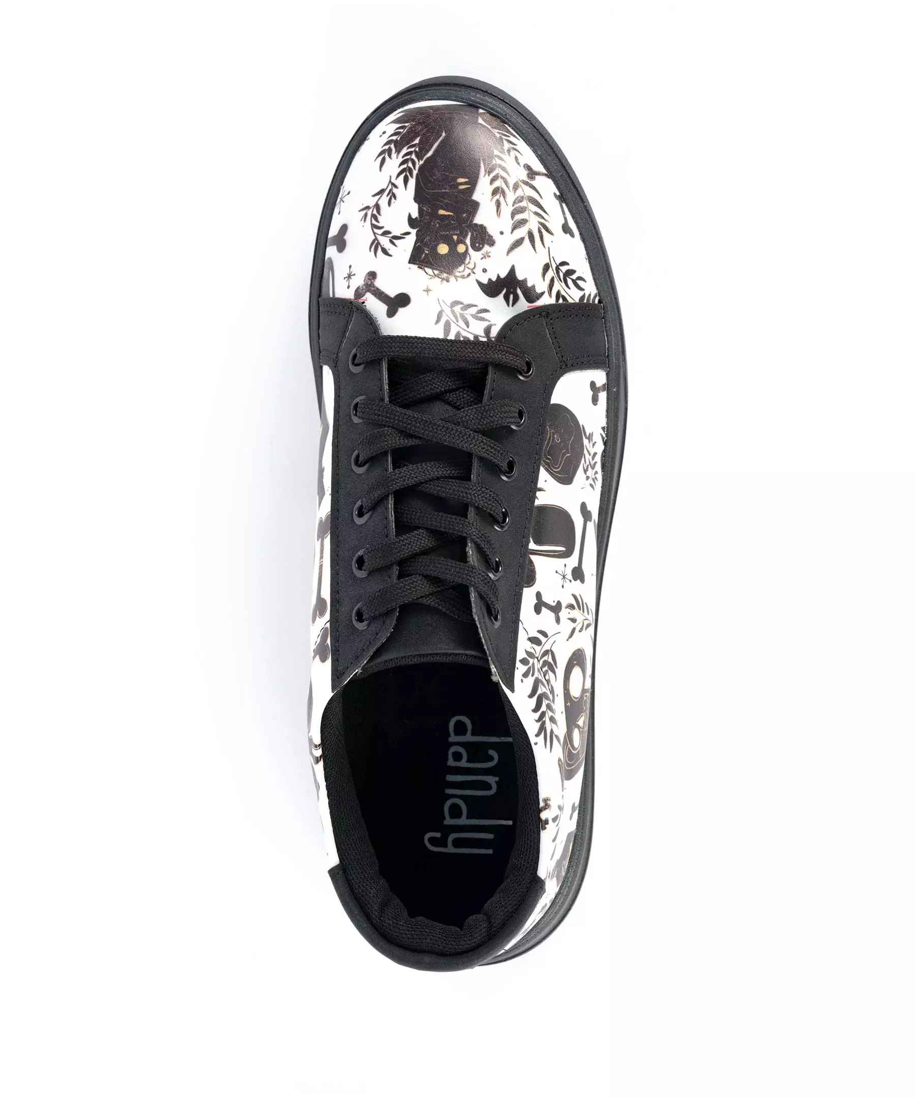 Graffiti-Print Sneakers – Damenchic Freizeitschuhe Modell Halloween