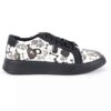 Graffiti-Print Sneakers - Damenchic Freizeitschuhe Modell Halloween