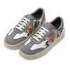 Graffiti-Print Sneakers - Damenchic Freizeitschuhe Modell Rose