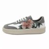 Graffiti-Print Sneakers - Damenchic Freizeitschuhe Modell Rose