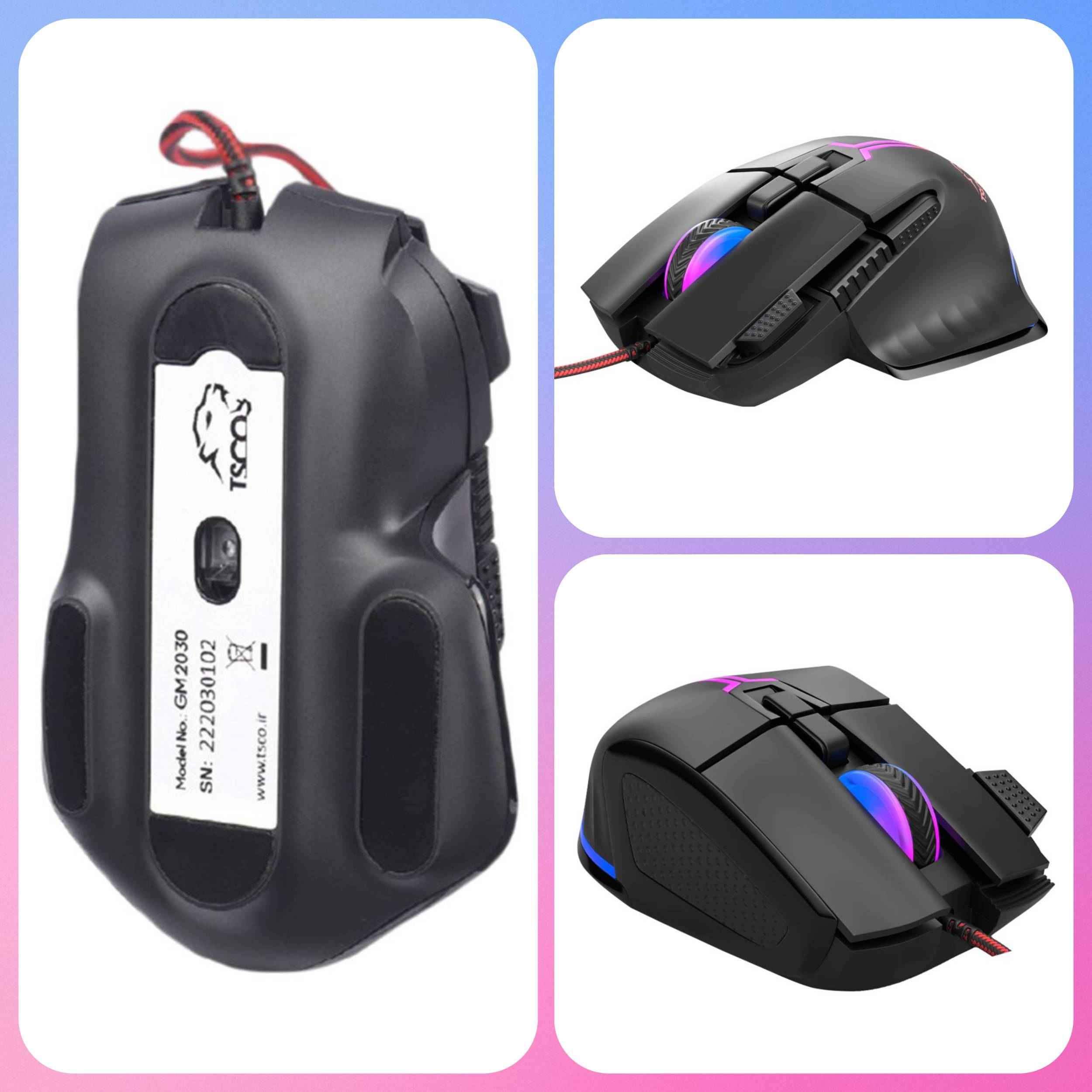 Tesco Gaming Maus mit ergonomischem Design GM 2030