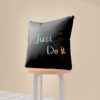 Samt Kissenbezug beidseitig - Motivationsspruch Design (Set von 2)