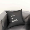 Samt Kissenbezug beidseitig - Motivationsspruch Design (Set von 2)