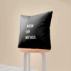 Samt Kissenbezug beidseitig - Motivationsspruch Design (Set von 2)