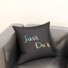 Samt Kissenbezug beidseitig - Motivationsspruch Design (Set von 2)
