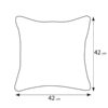 Samt Kissenbezug - Gedrucktes Paisley Design (Set von 2)