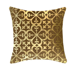 Samt Kissenbezug mit Kunstleder – Eslimi Design (Set von 2)